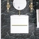preview thumbnail 142 of 191, Wood Wall-Mounted Bathroom Vanity with Sink and Soft Close Drawers 24" x 20" - Glossy - Glossy White
