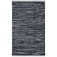 preview thumbnail 139 of 158, SAFAVIEH Handmade Rag Rug Vistiana Flatweave Cotton Rug 4' x 6' - Black - Rectangle