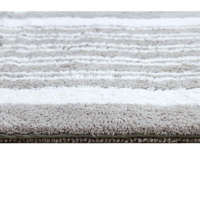 Chesapeake Delran Cotton Tufted Reversible Bath Rug - 24"X40"