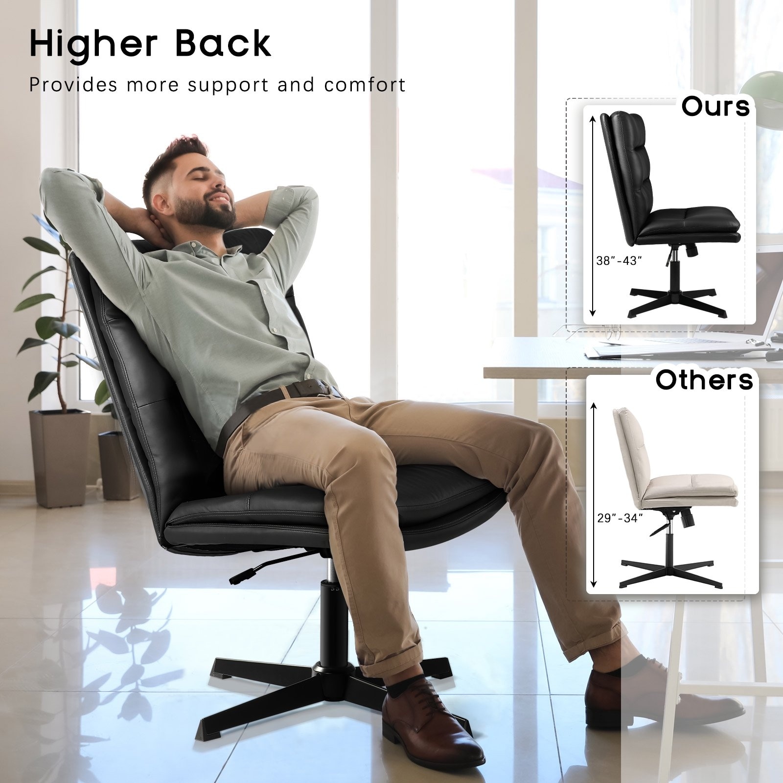 Chair hotsell no wheels