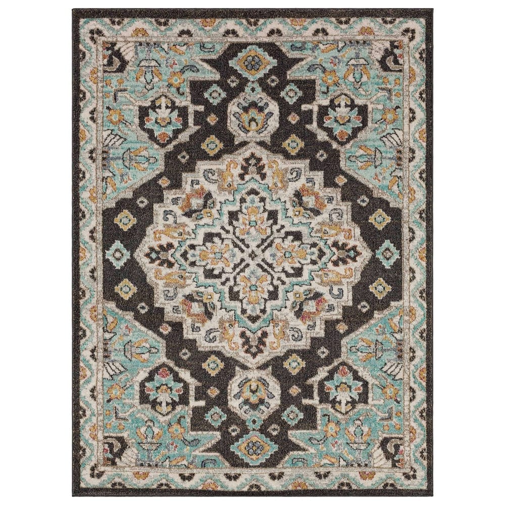 Mohawk Home Laughton Traditional Medallion Area Rug