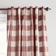 preview thumbnail 29 of 27, The Gray Barn Holly Buffalo Check Blackout Window Single Curtain Panel