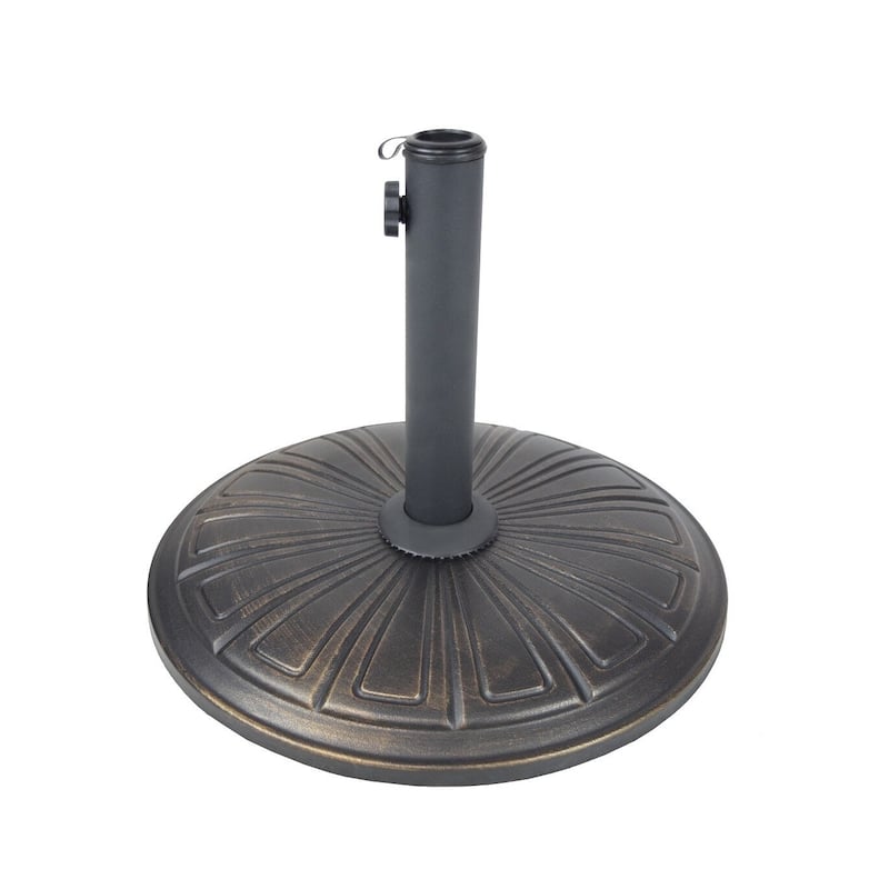Cast Concrete 28 lb Umbrella Stand