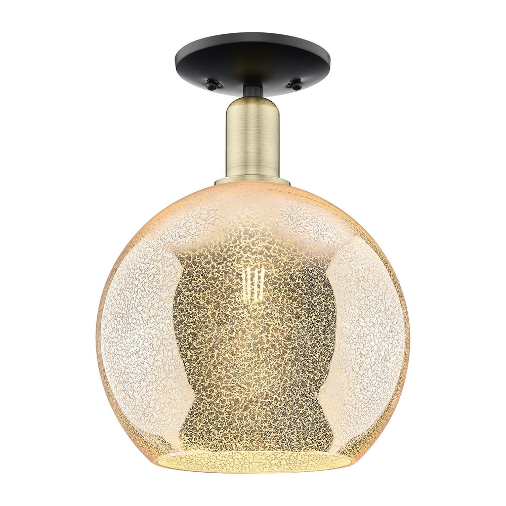 Innovations Lighting 716-1C-14-10 Athens Semi-Flush Athens 10" Wide