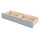 preview thumbnail 3 of 9, Twin Size House Bed with Sofa and Two Storage Drawers Kids Bed with Storage Shelf Grey