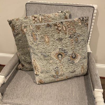 HERAT ORIENTAL Handmade Chenille Throw Pillow Set