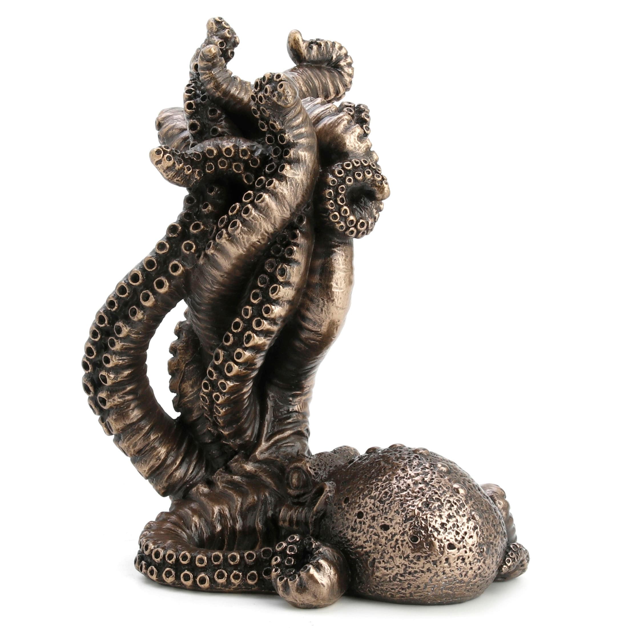 5.31 in H Suspicious Corner Room Octopus, Poly Resin