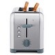 preview thumbnail 4 of 6, Kenmore 2-Slice Toaster, Stainless Steel, Extra Wide Slots, Bagel, Defrost, 9 Shade Settings