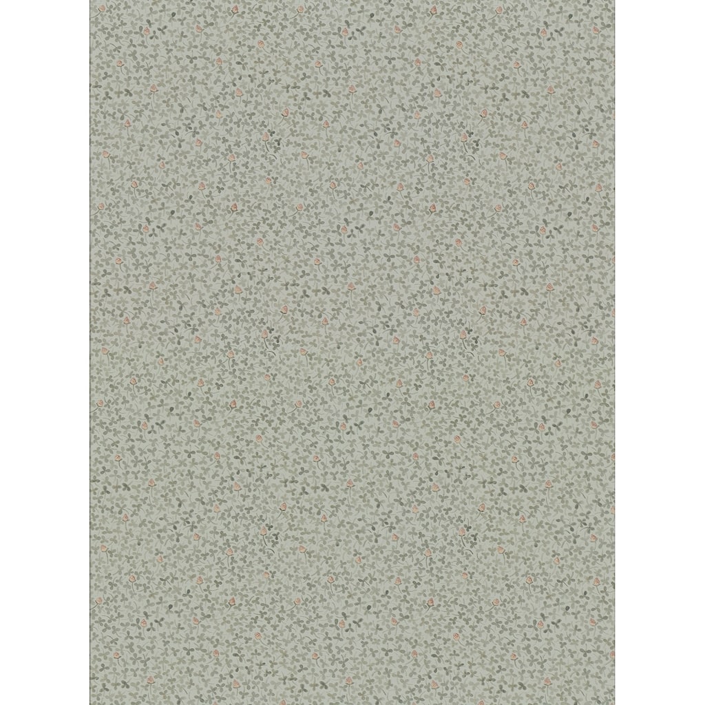 A-Street Prints Lark Green Botanical Wallpaper