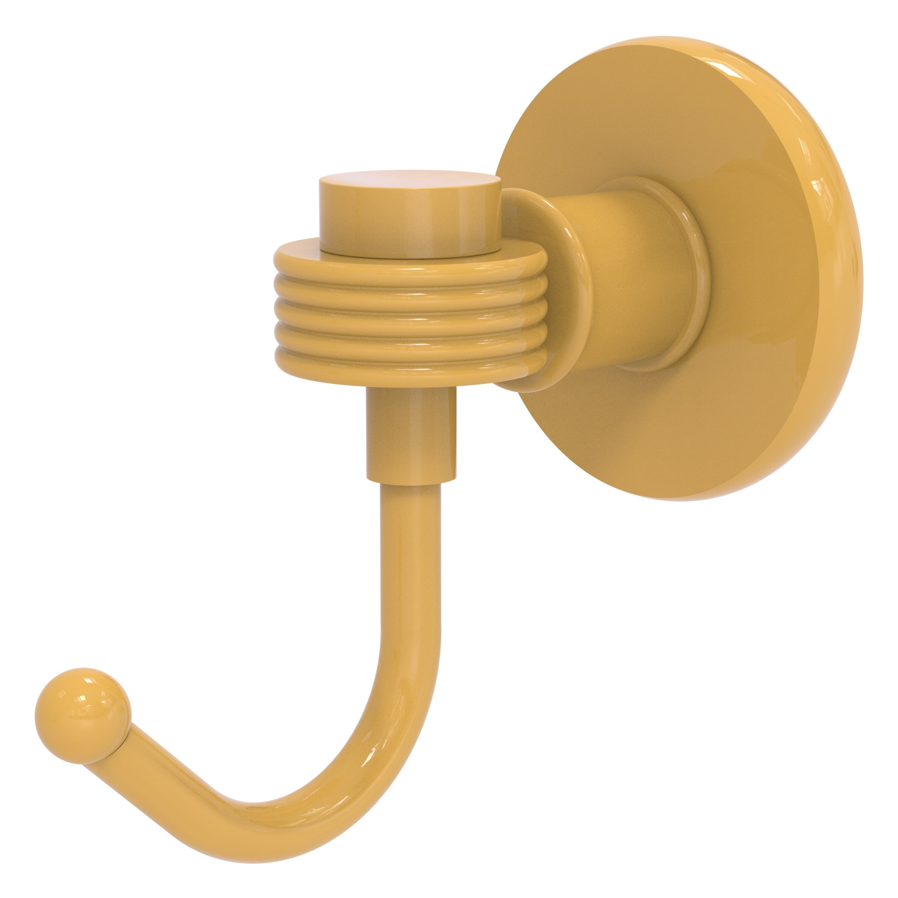 Allied Brass Continental Collection Robe Hook with Grooved Accents