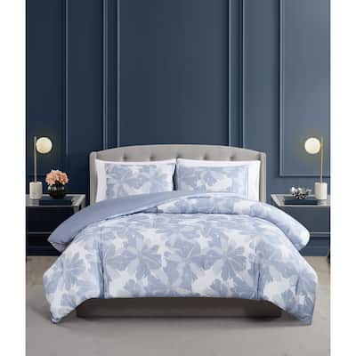 Vince Camuto Organic Floral 3 Piece Comforter Set