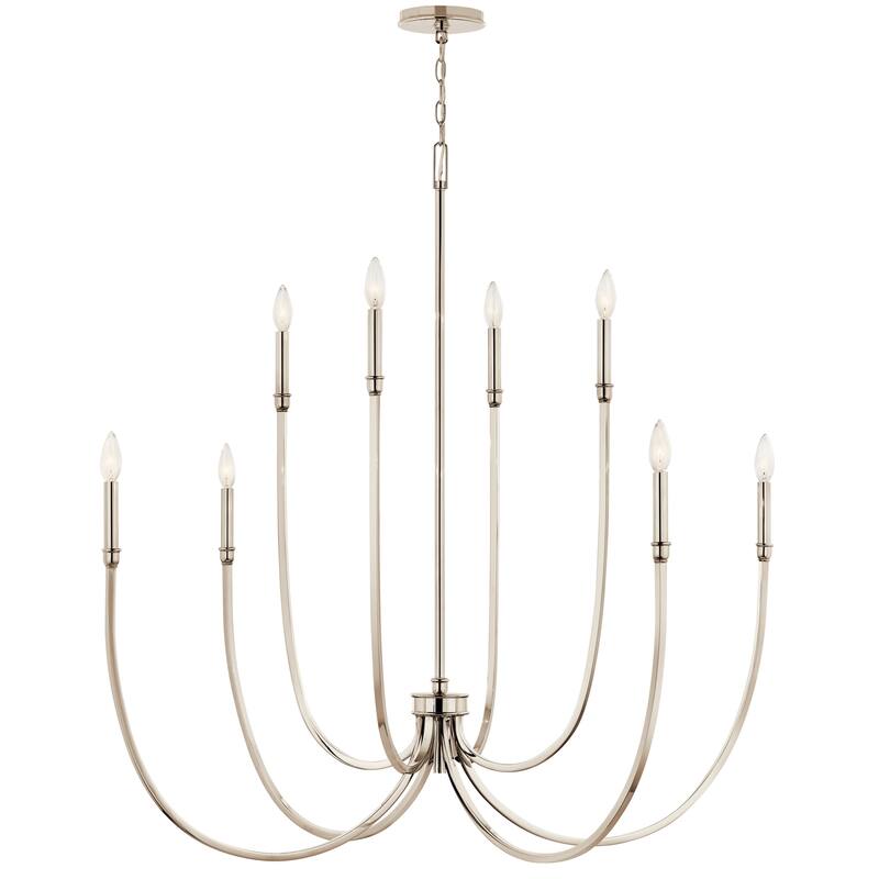 Kichler 52699 Malene 8 Light 46" Wide Taper Candle Style Chandelier