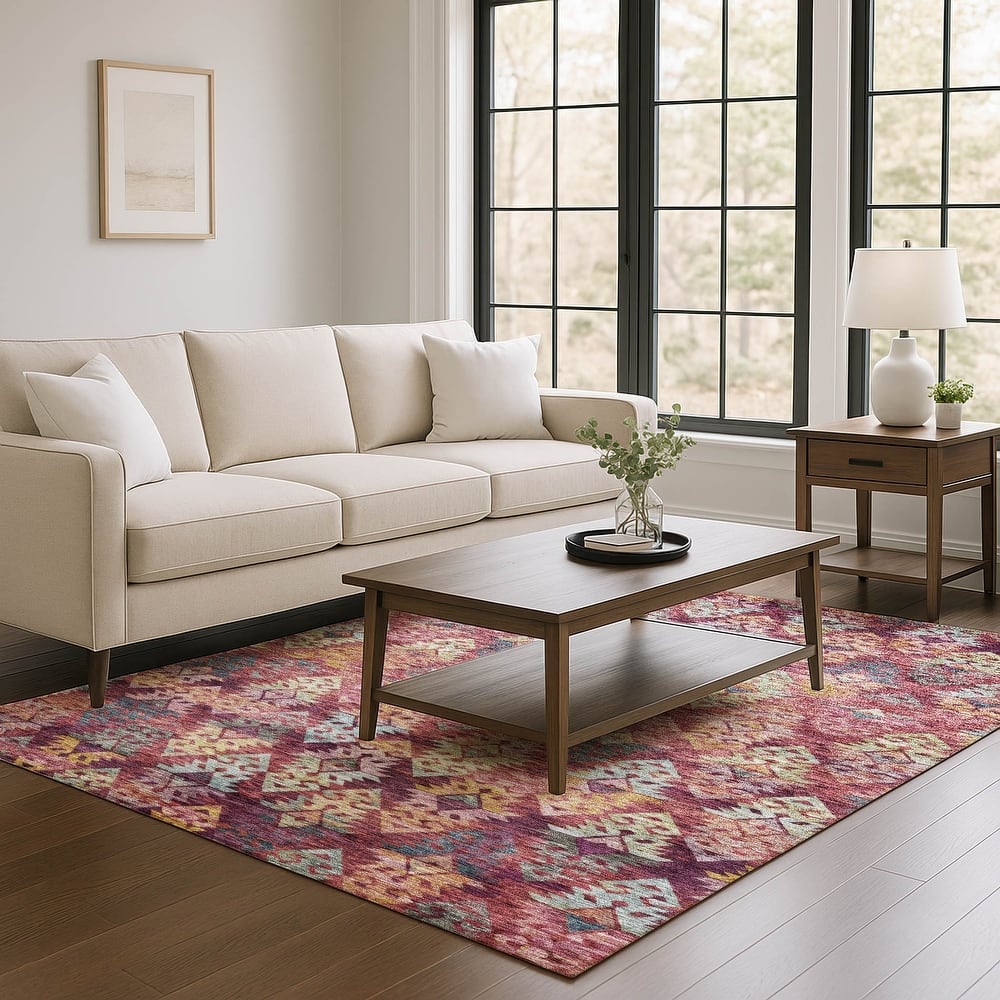 Premium Washable Super Soft Boho Medallions Mayfield Rug