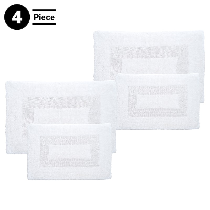 Bathroom Rugs - Cotton Bathroom Mat Set by Lavish Home