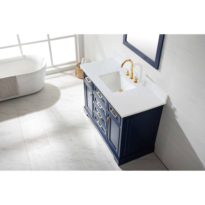 Milano 48" Single Vanity in Blue