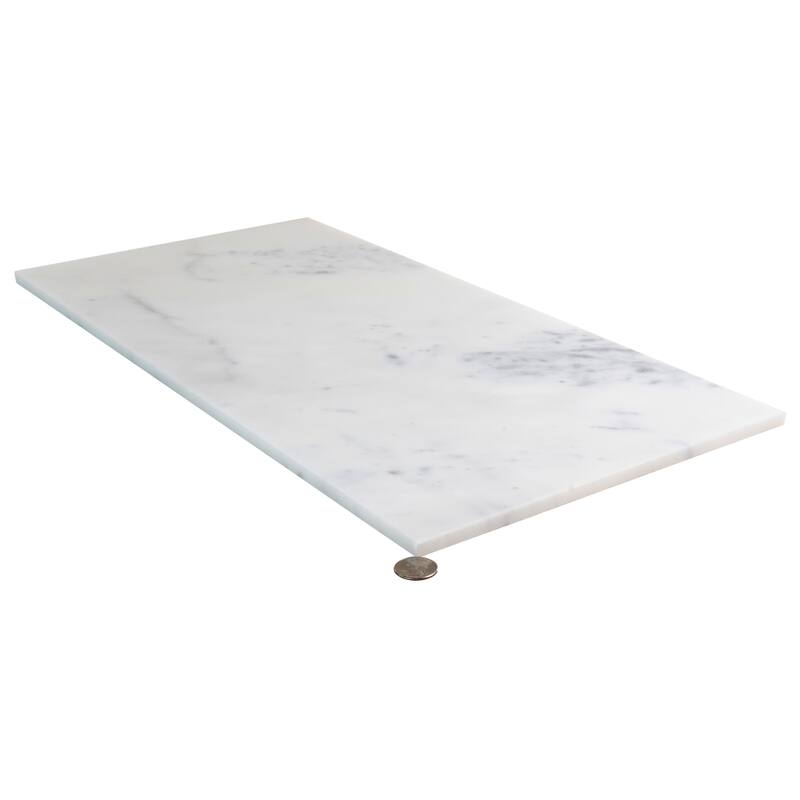 Apollo tile 12 x 24 Grandis Polished White Gray Calacatta Gold Marble Tile (10 sq ft/case) - 5 Pack
