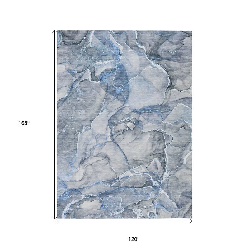 Alto Modern Art-Inspired Weather Resistant Blended Style Outdoor Rug