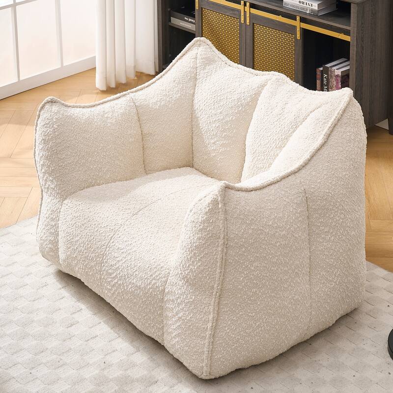 Lazy Bean Bag Chair with Arms for Living Room