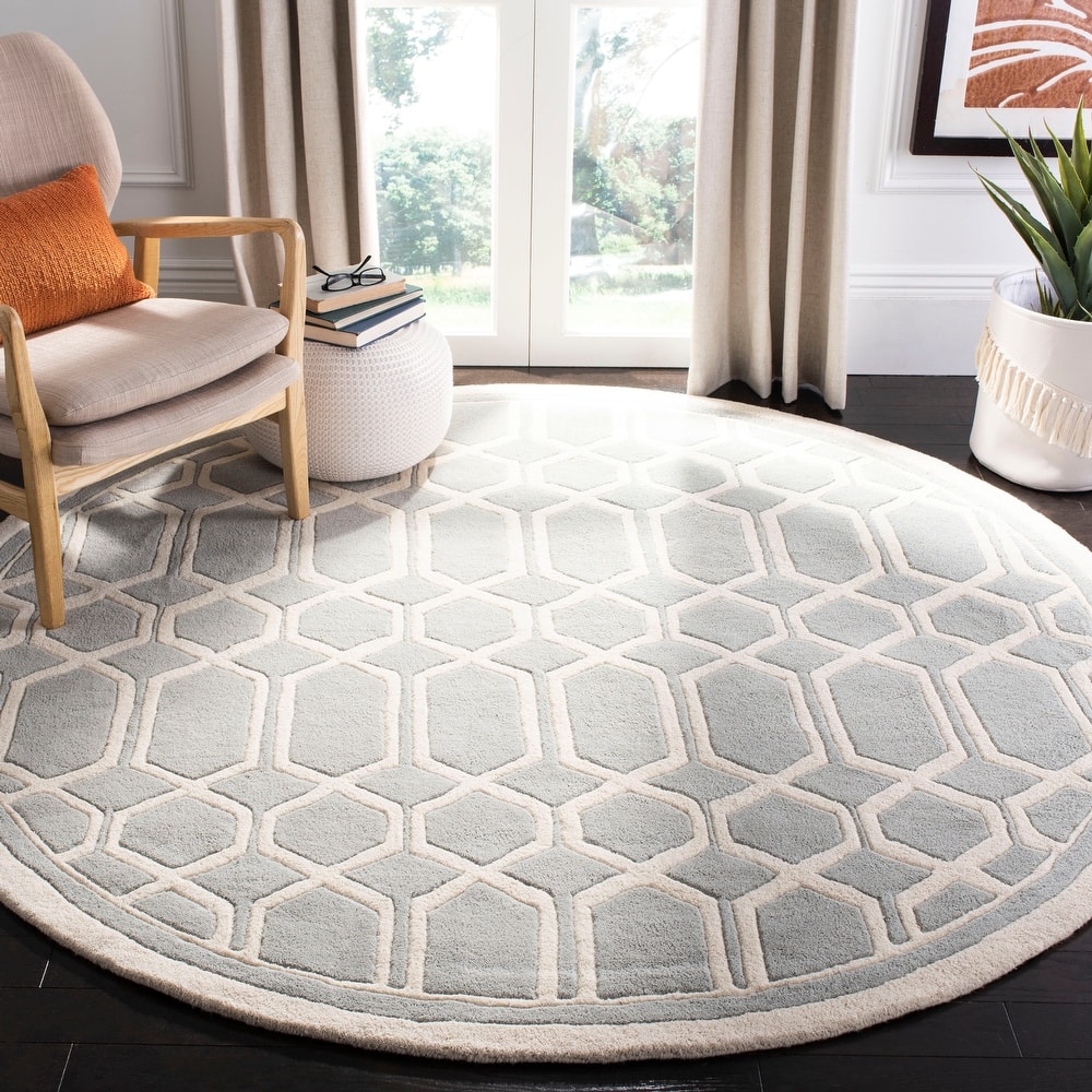 SAFAVIEH Handmade Chatham Pareshka Modern Moroccan Wool Rug