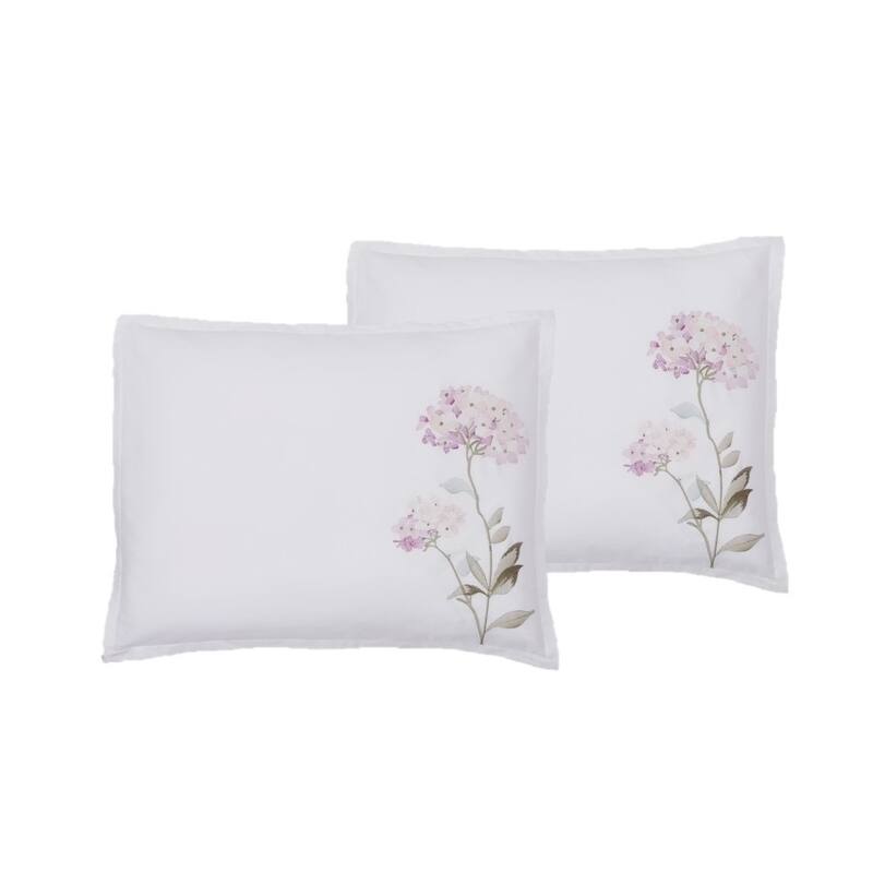 Broderie ensemble housse de couette Collection Hydrangea Embroidery Duvet Set (6 Color)