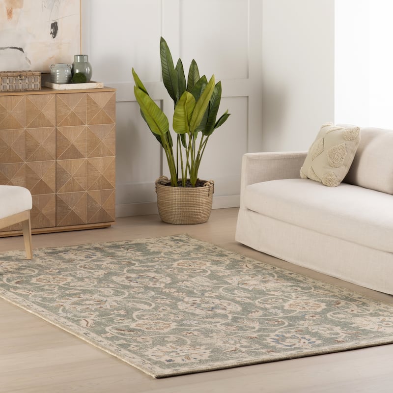Nuloom Orlina Floral & Paisley Transitional Area Rug - 5' x 8' - Green