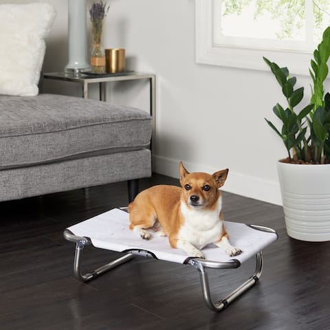FirsTime & Co. Gray Marley Elevated Pet Bed