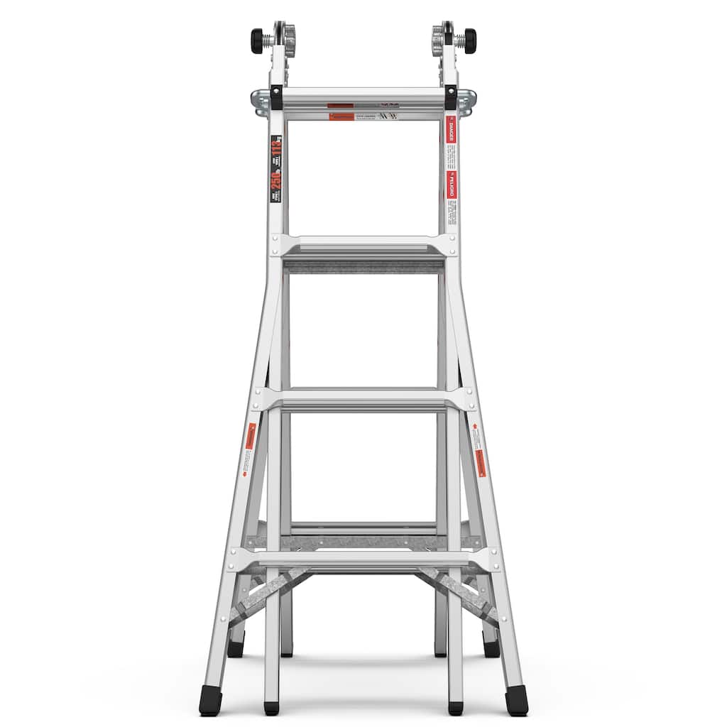17ft Multi-Position Foldable Aluminum Ladder