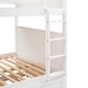 preview thumbnail 13 of 14, Contemporary Design Wood Bunk Bed with Ladder and Guardrails, Sturdy and Durable Frame, White