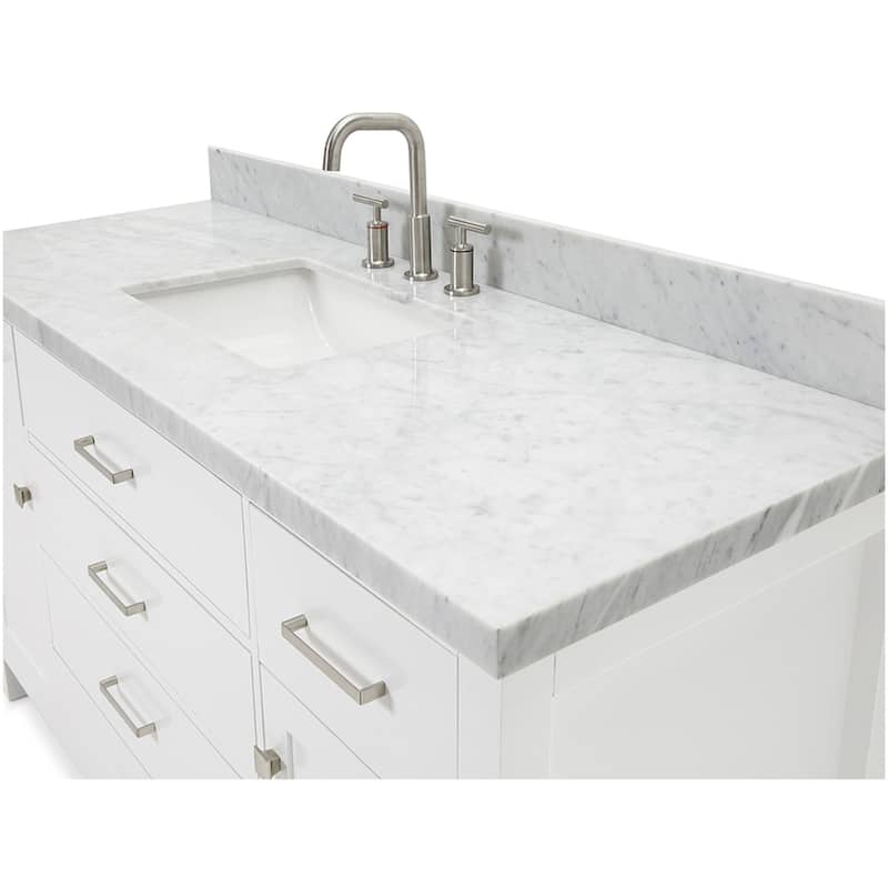 Ariel H061SCWRVO Bristol 61" Free Standing Single Rectangular Basin