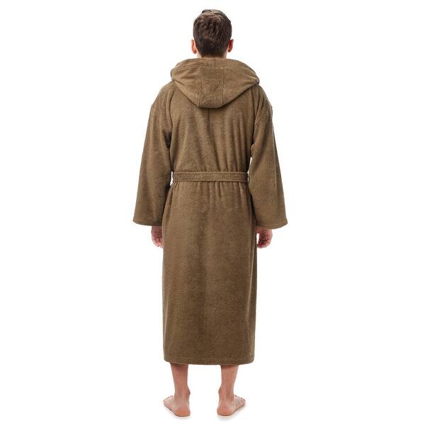 Men's Turkish Cotton Hooded Bathrobe On Sale Bed Bath & Beyond