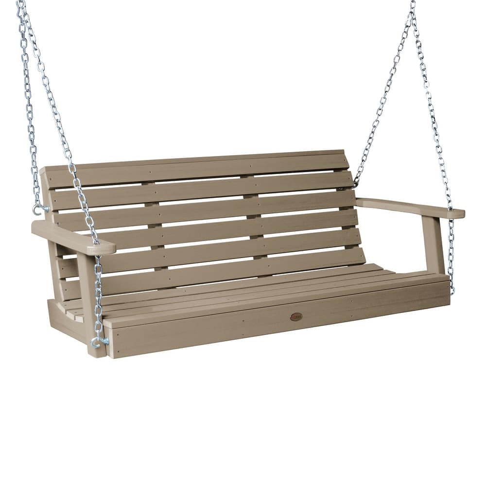 HIGHWOOD Weatherly 5-Foot Eco-friendly Synthetic Wood Porch Swing