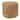 Lenore Handmade Solid Tan Cube Pouf