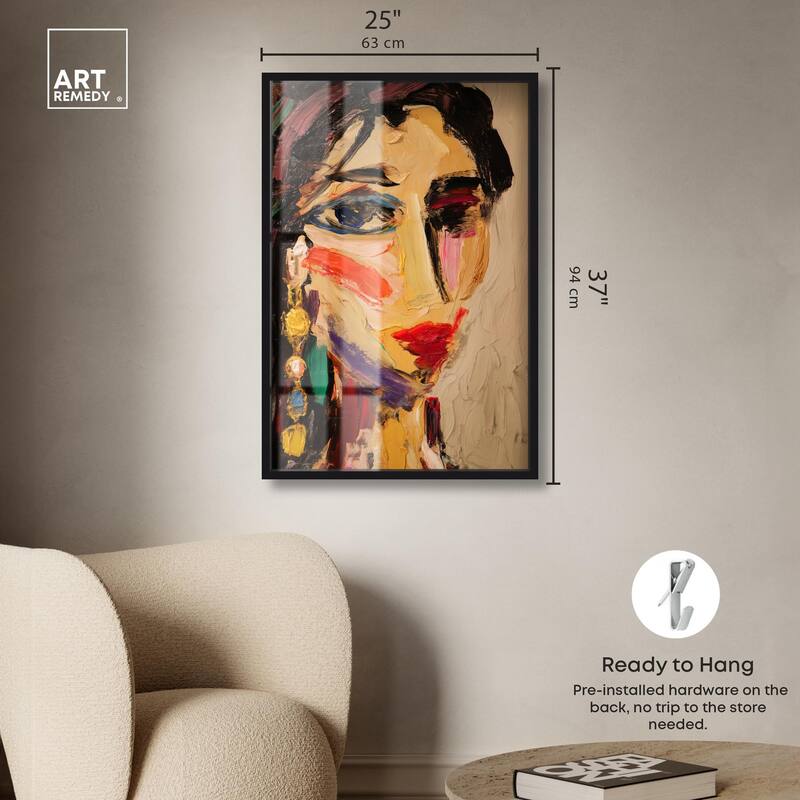 Colorful Expression I Shadowbox by Art Remedy