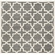 preview thumbnail 54 of 155, SAFAVIEH Handmade Chatham Clemma Modern Moroccan Wool Rug 7' Square - Dark Grey/Ivory - Square