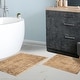 preview thumbnail 8 of 38, Superior Cotton Solid Non-slip Backing 2-Piece Bath Rug Set