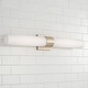 preview thumbnail 4 of 4, Sutton 2-light Soft Gold Wall Sconce/ Bath Vanity Fixture