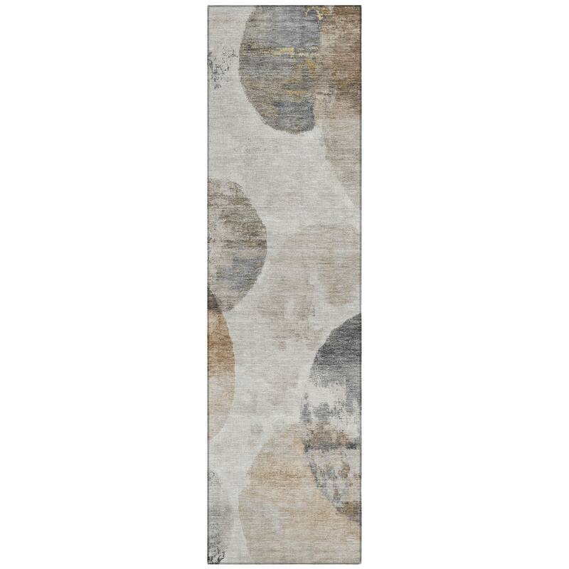 Machine Washable Indoor/ Outdoor Contemporary Micha Chantille Rug