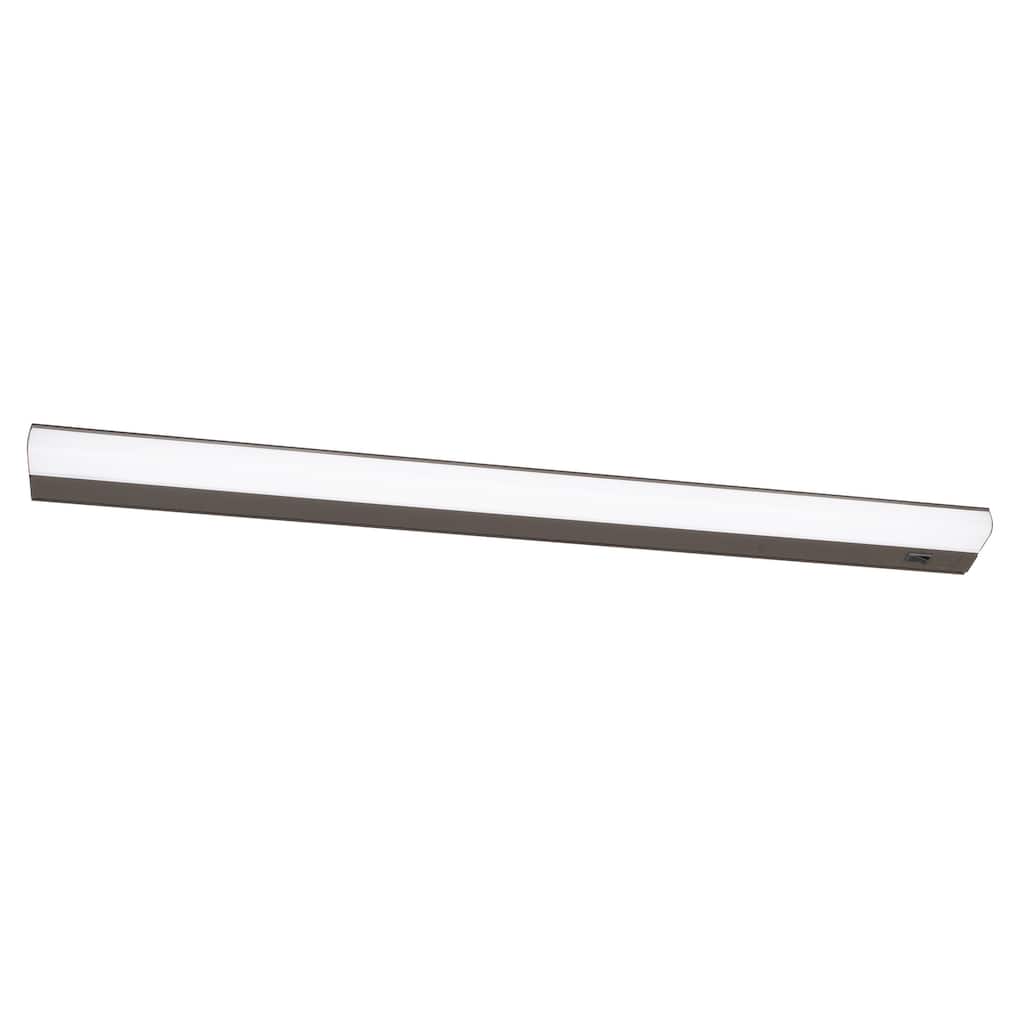 Led T5L 42-inch ADA Oil-Rubbed Bronze LED Under Cabinet, White Acrylic Shade