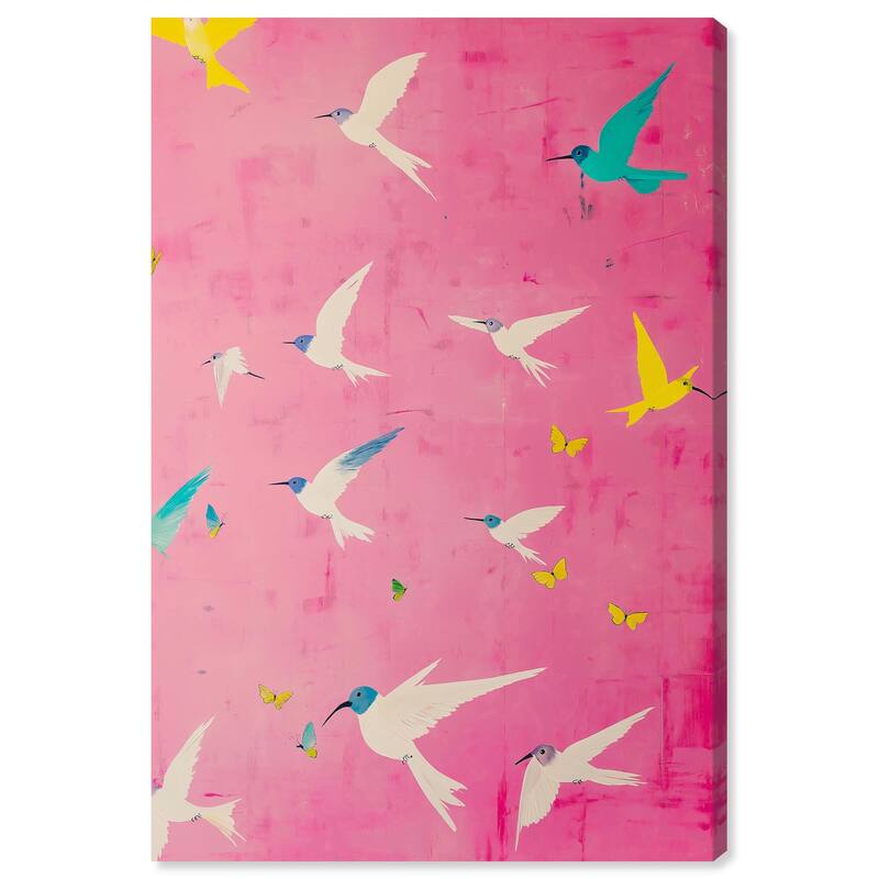 Soaring Sorbet Canvas by Art Remedy, Gallery Wrapped - 20" x 30"