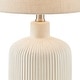 preview thumbnail 3 of 5, KAWOTI 17.75 Inch Ceramic Pumpkin-shaped Base Table Lamp - W10" x H17.75"