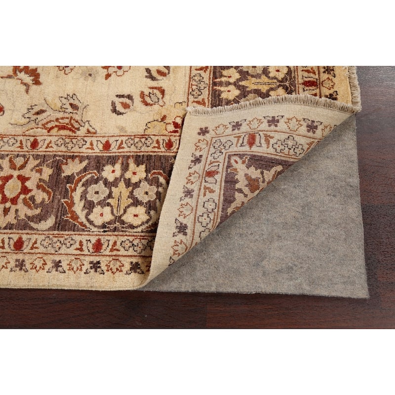 Floral Peshawar Oriental Area Rug Handmade Traditional Wool Carpet - 8'2" x 9'10"