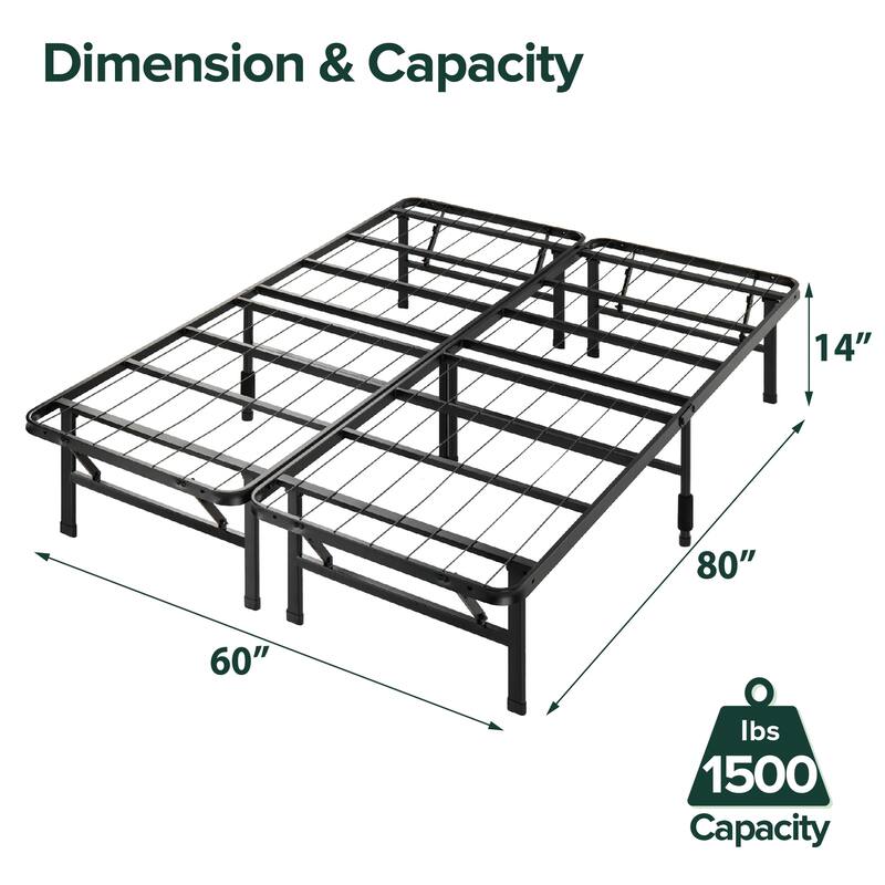 Priage by ZINUS 14 Inch SmartBase® Tool-Free Assembly Mattress Foundation
