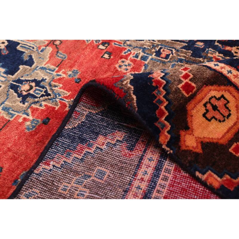 ECARPETGALLERY Hand-knotted Melis Red Wool Rug - 5'4 x 7'6