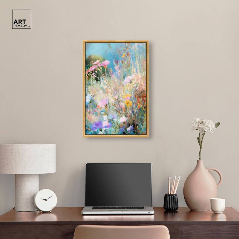 Cosmos Cascade Canvas by Art Remedy