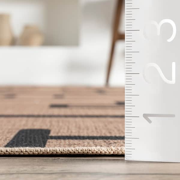 Nuloom Melony SuperiorWash Easy-Jute Machine Washable Tribal Area Rug