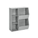 preview thumbnail 9 of 11, RiverRidge Kids Playroom Toy Organizer and Bookcase with 3 Cubbies and 2 Veggie Storage Bins