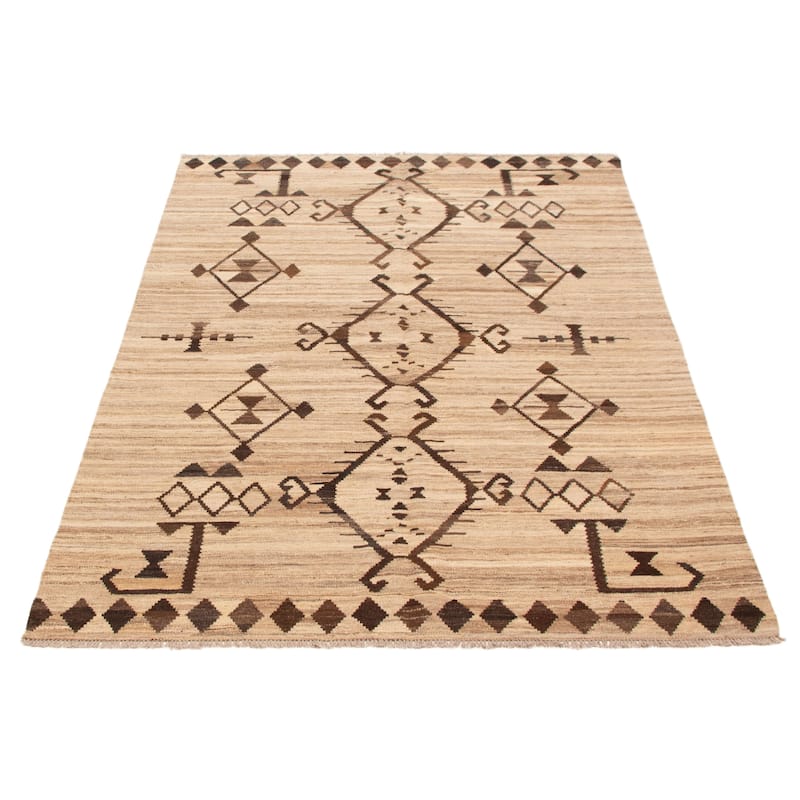 Sivas Tan Kilim 5'8" x 8'0" - 5'8 x 8'0