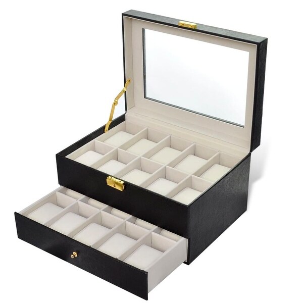 vidaXL Watch Box for 20 Watches