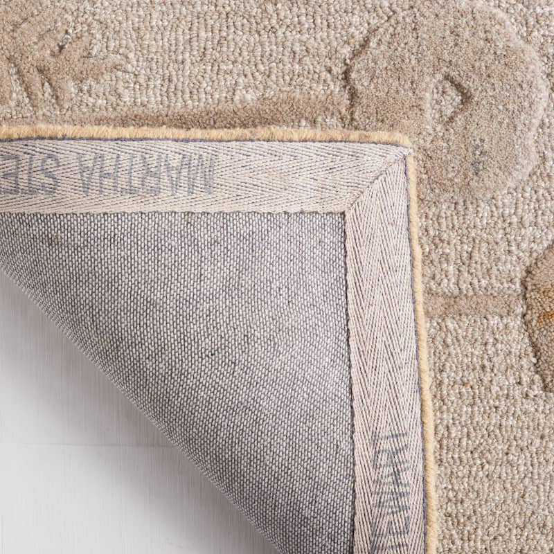 Martha Stewart by SAFAVIEH Poppy Glossary Wool/ Viscose Rug