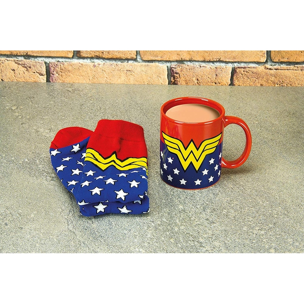 Wonder Woman Sac à déjeuner – Style fourre-tout rectangulaire – Ensemble de 3 pièces